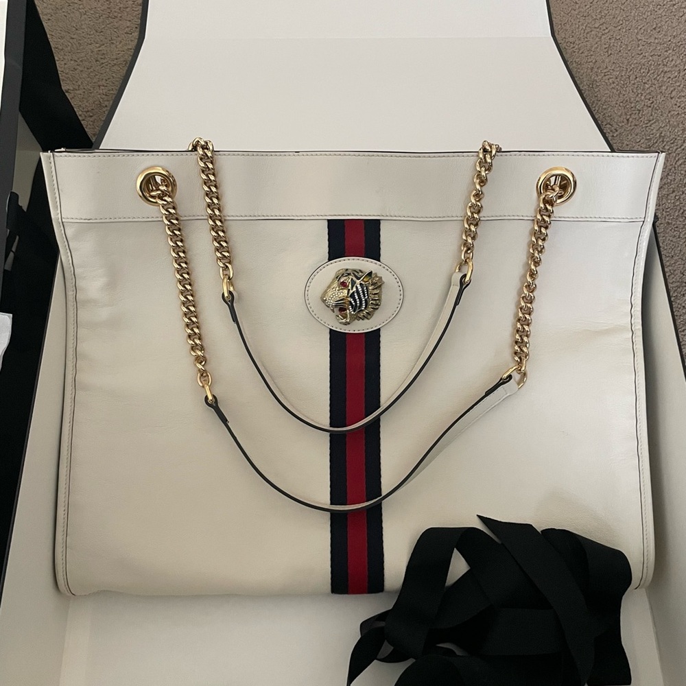 Authentic Gucci Rajah tote Large